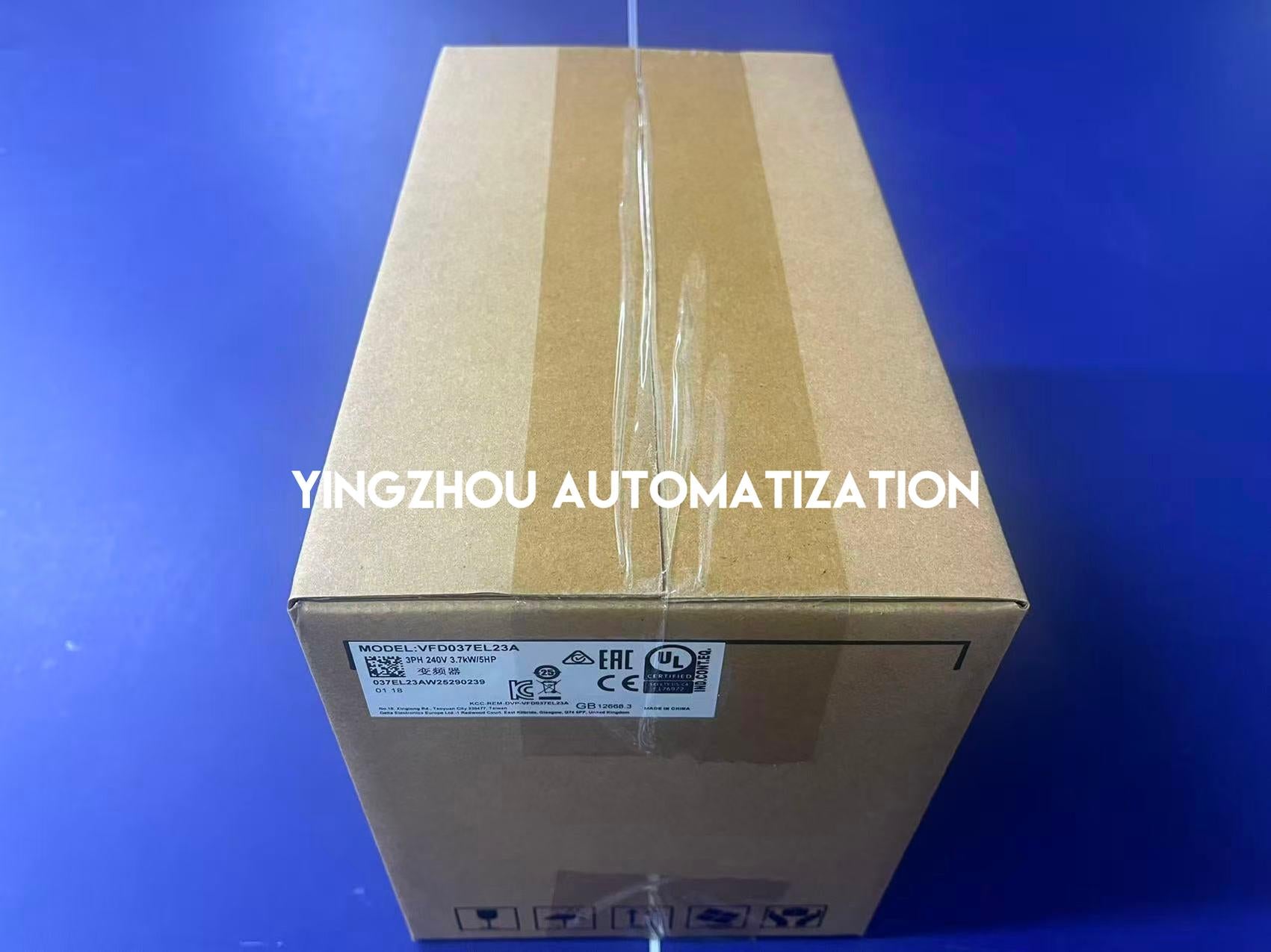 Delta VFD-EL Series VFD037EL23A AC Drive - 3.7kW (5HP), 230V 3-Phase Input, 17A-vezhoo
