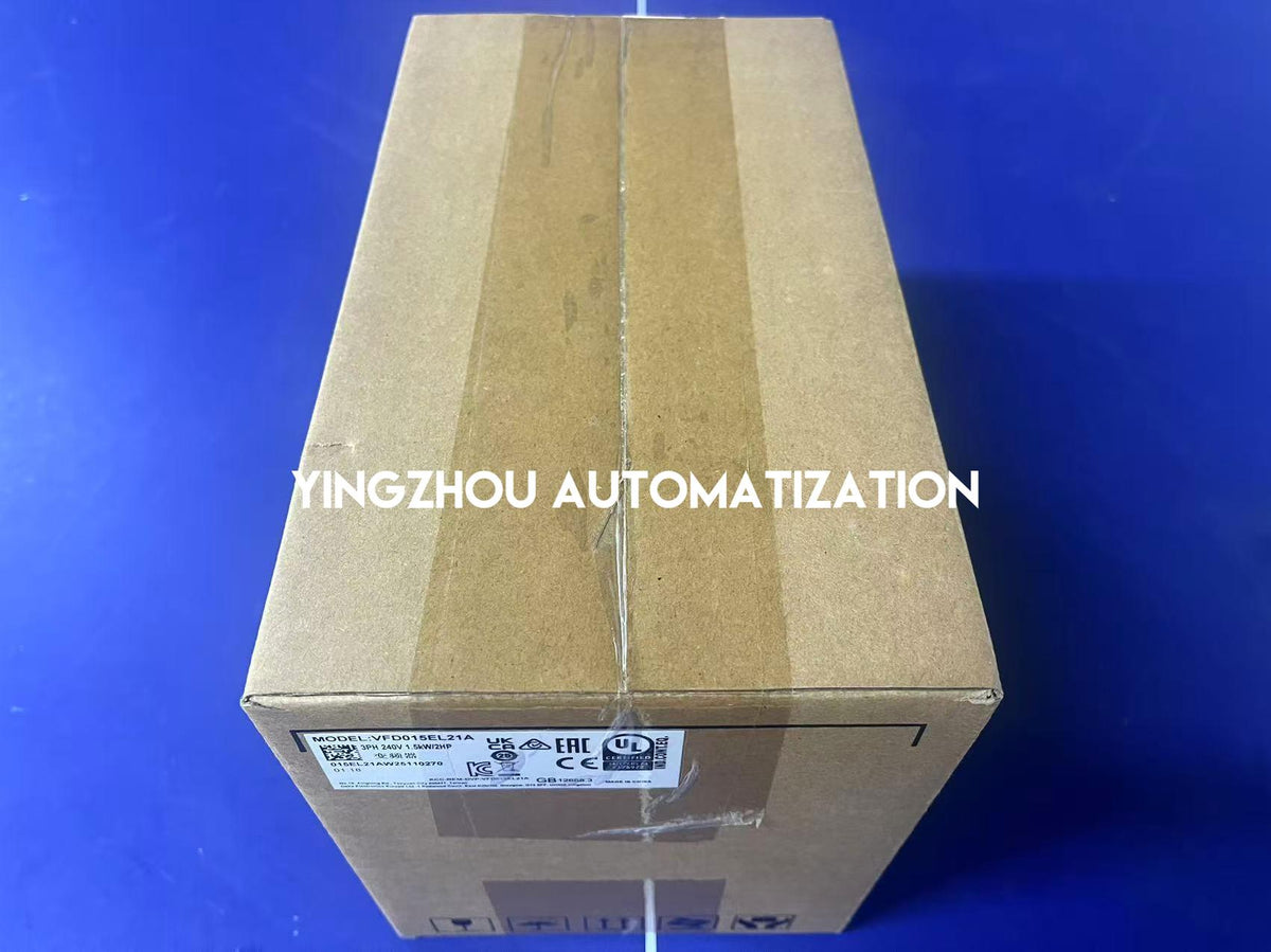 Delta VFD-EL VFD015EL21A AC Drive - 1.5kW (2HP), 230V 1-Phase Input, IP20-vezhoo