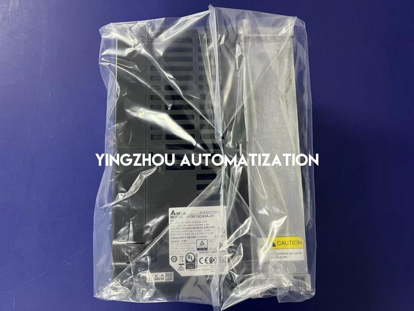 Delta VFD015C43A-21 C2000+ Series VFD, 1.5kW 2HP, 460V 3-Phase-vezhoo