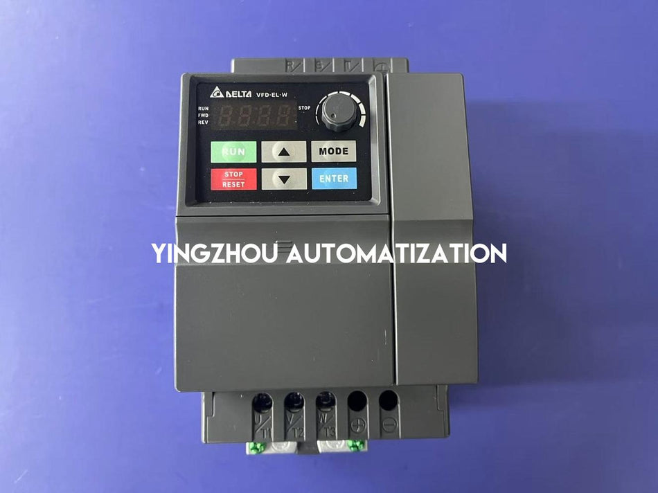 Delta VFD022EL21W VFD-EL-W Series AC Drive - 2.2kW (3HP), 230V 1-Phase Input, Compact Variable Frequency Drive-vezhoo