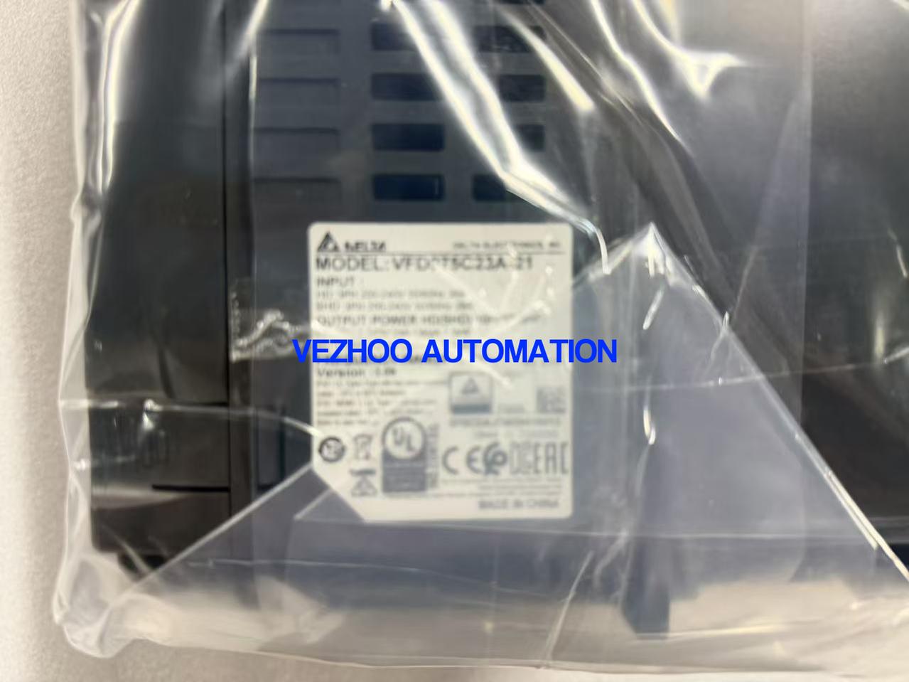 Delta VFD075C23A-21 VFD-C2000 Series 7.5kW 10HP 230V 3-Phase AC Motor Drive Inverter-vezhoo