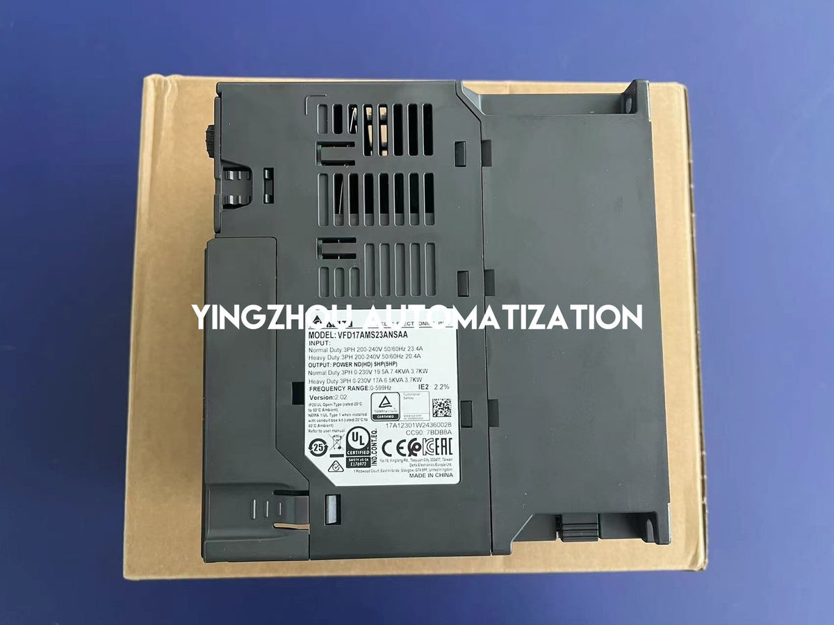 Delta VFD17AMS23ANSAA MS300 Series VFD - 3.7kW (5HP), 230V 3-Phase Input, Compact Vector Control-vezhoo