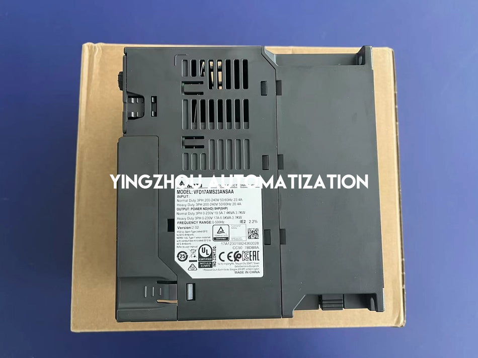 Delta VFD17AMS23ANSAA MS300 Series VFD - 3.7kW (5HP), 230V 3-Phase Input, Compact Vector Control-vezhoo