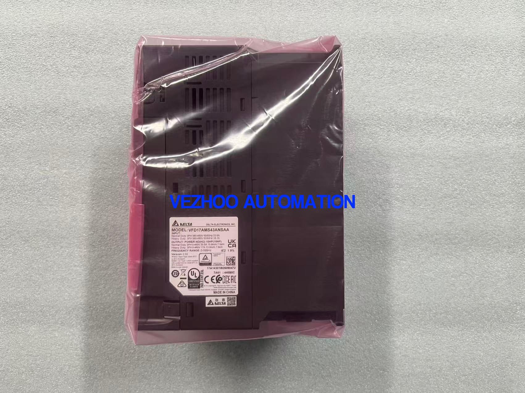 Delta VFD17AMS43ANSAA MS300 Series 7.5kW 10HP 460V 3-Phase AC Motor Inverter-vezhoo