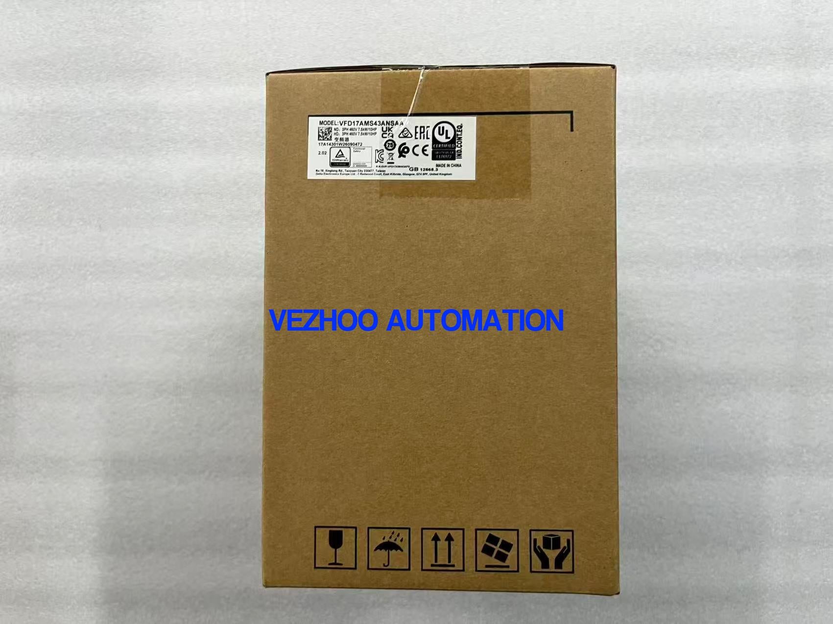 Delta VFD17AMS43ANSAA MS300 Series 7.5kW 10HP 460V 3-Phase AC Motor Inverter-vezhoo