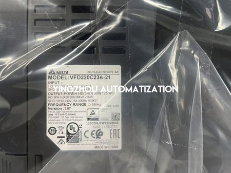 Delta VFD220C23A-21 C2000+ Series VFD | 22kW (30HP) | 230V | 3-Phase | IP20-vezhoo