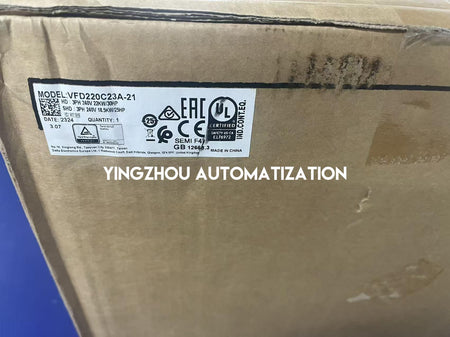 Delta VFD220C23A-21 C2000+ Series VFD | 22kW (30HP) | 230V | 3-Phase | IP20-vezhoo