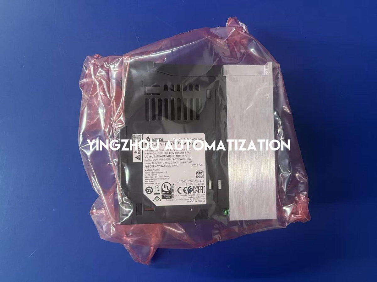 Delta VFD2A7ME43ANNAA ME300 Series VFD - 0.75kW (1HP), 460V 3-Phase, IP20, Built-in STO-vezhoo