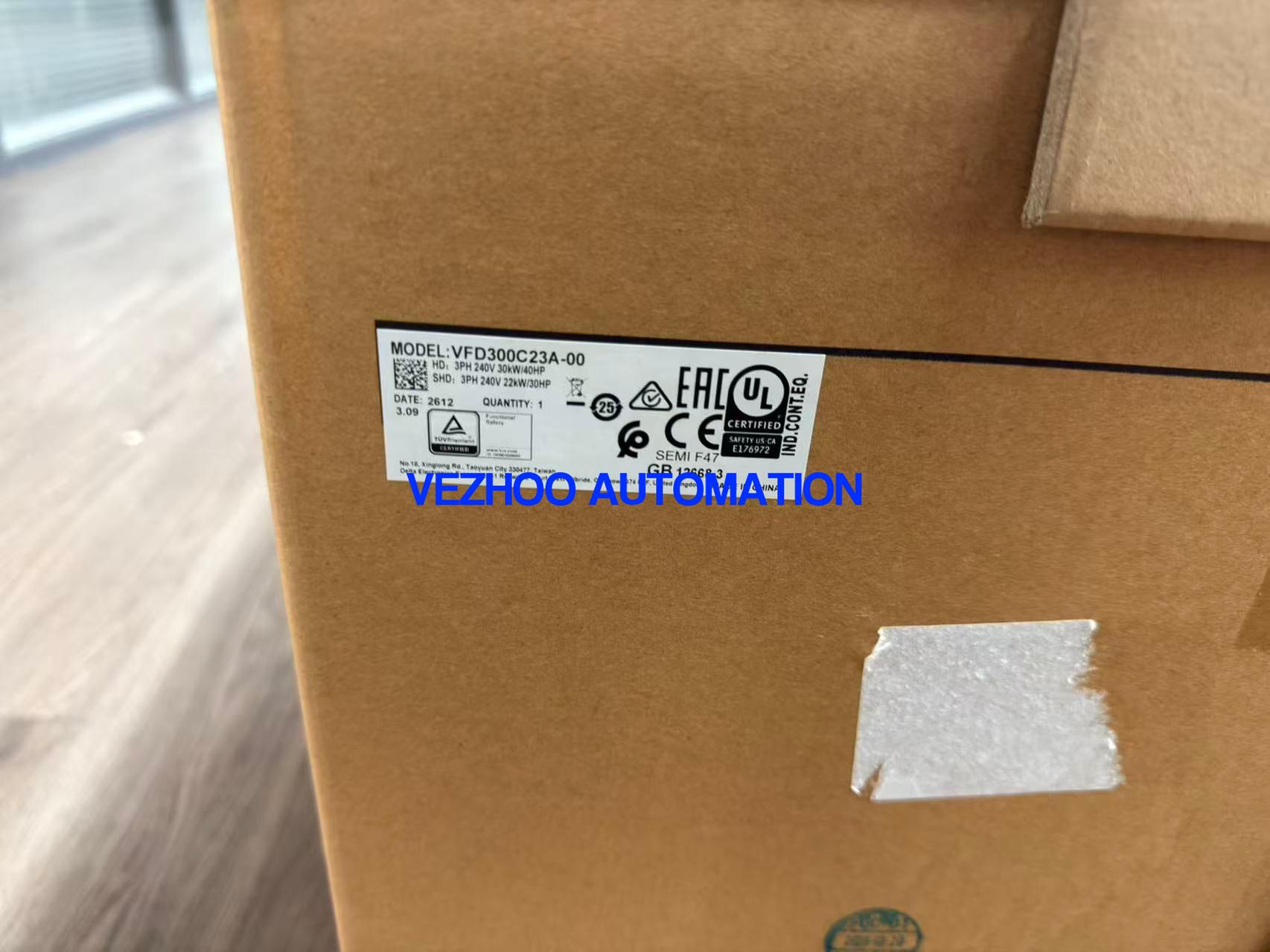 Delta VFD300C23A-00 C2000 Series 30kW 40HP 230V 3-Phase AC Motor Drive VFD-vezhoo