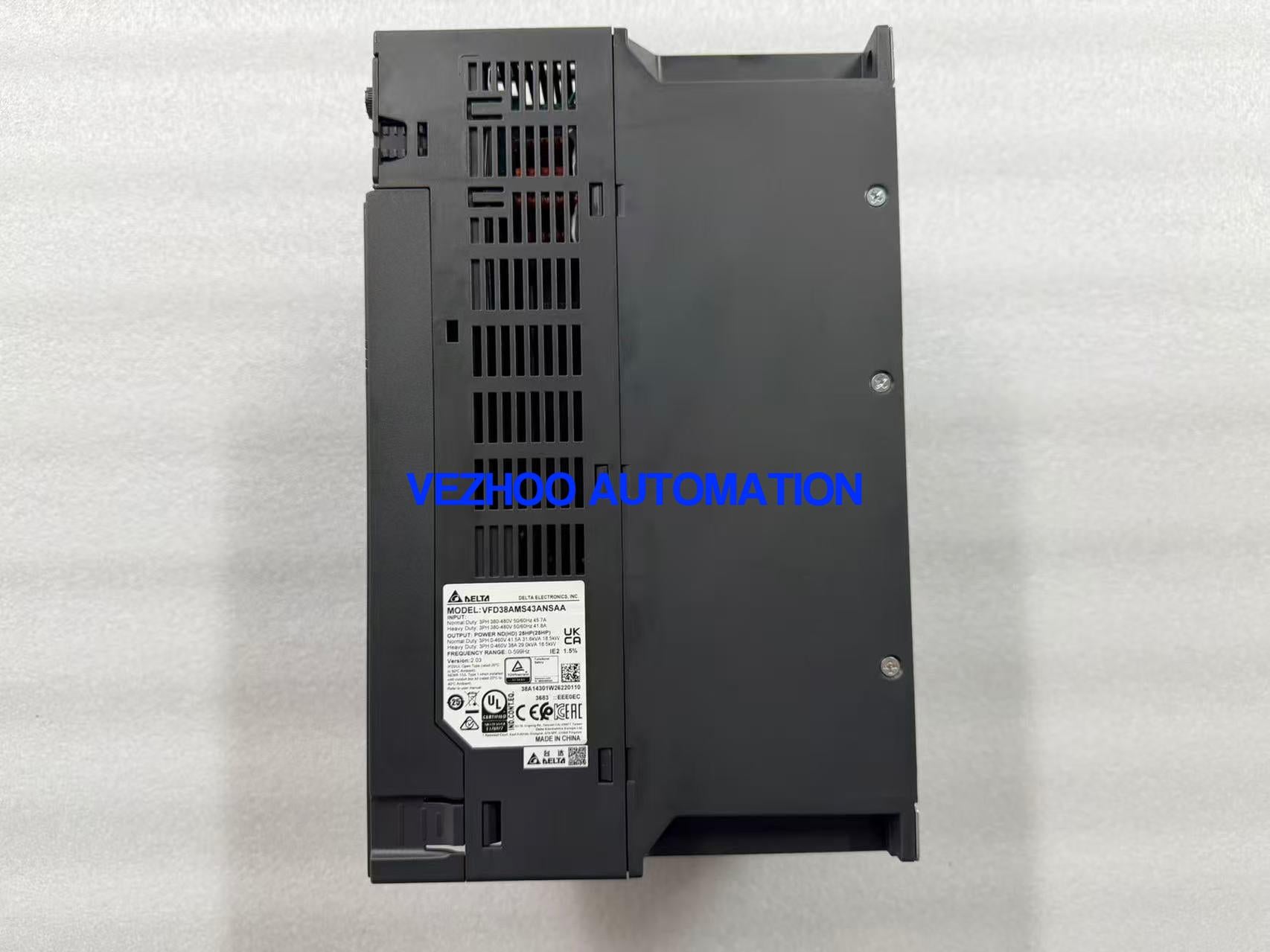 Delta VFD38AMS43ANSAA Compact Vector Drive MS300 Series 18.5kW 25HP 460V 3-Phase AC Motor Inverter-vezhoo