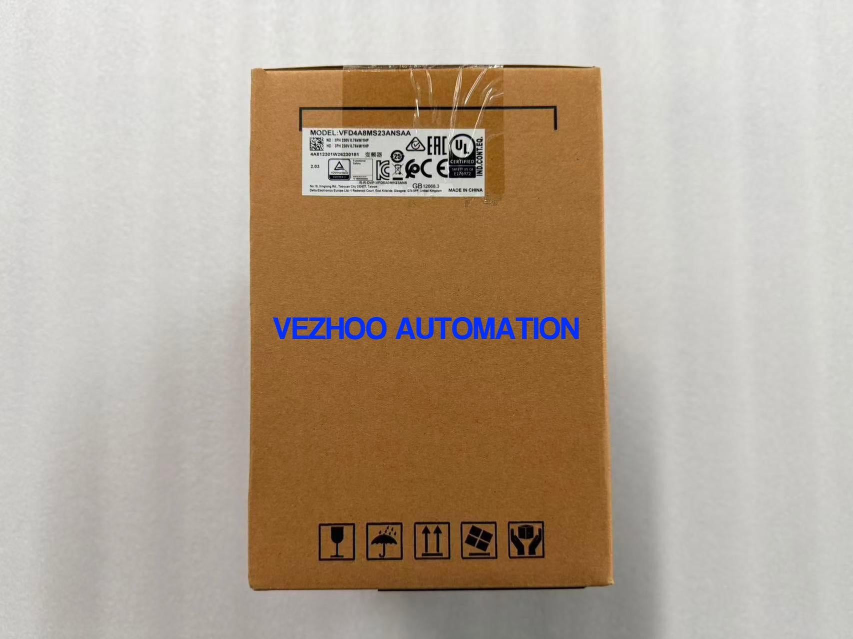 Delta VFD4A8MS23ANSAA Compact Vector Drive MS300 Series 1.5kW 2HP 230V 3-Phase AC Motor Inverter-vezhoo