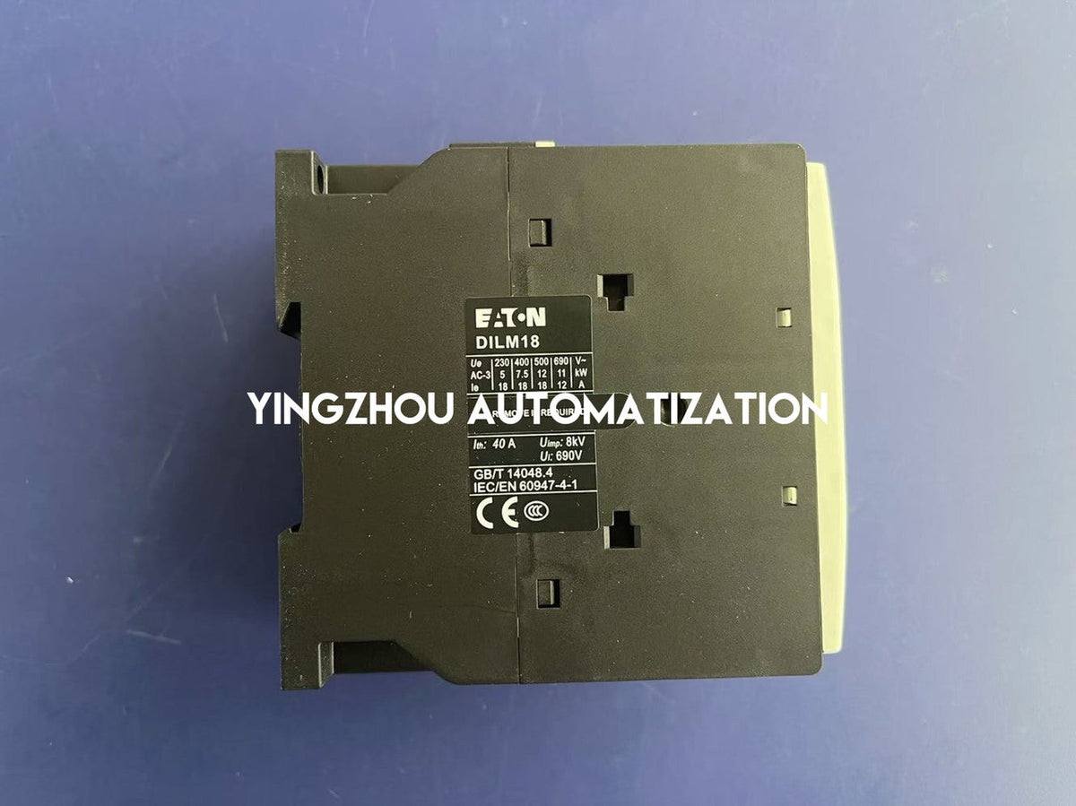 Eaton Moeller DILM18-10N 3-Pole Contactor | 7.5kW, 18A AC-3, 1NO Aux-vezhoo