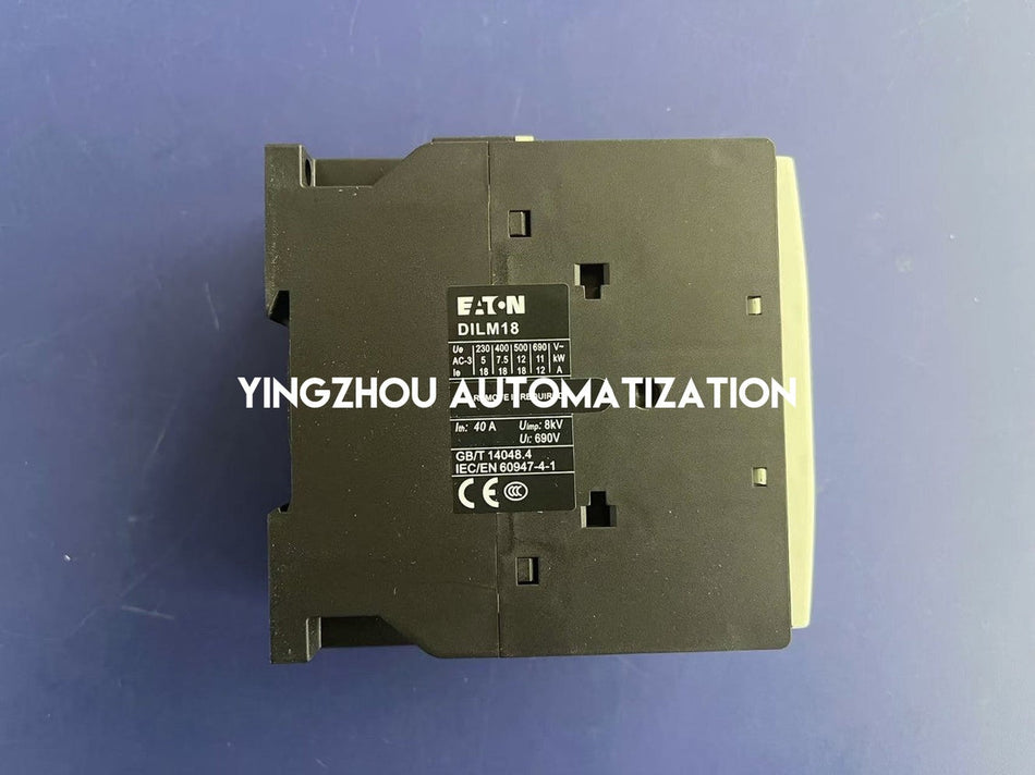 Eaton Moeller DILM18-10N 3-Pole Contactor | 7.5kW, 18A AC-3, 1NO Aux-vezhoo
