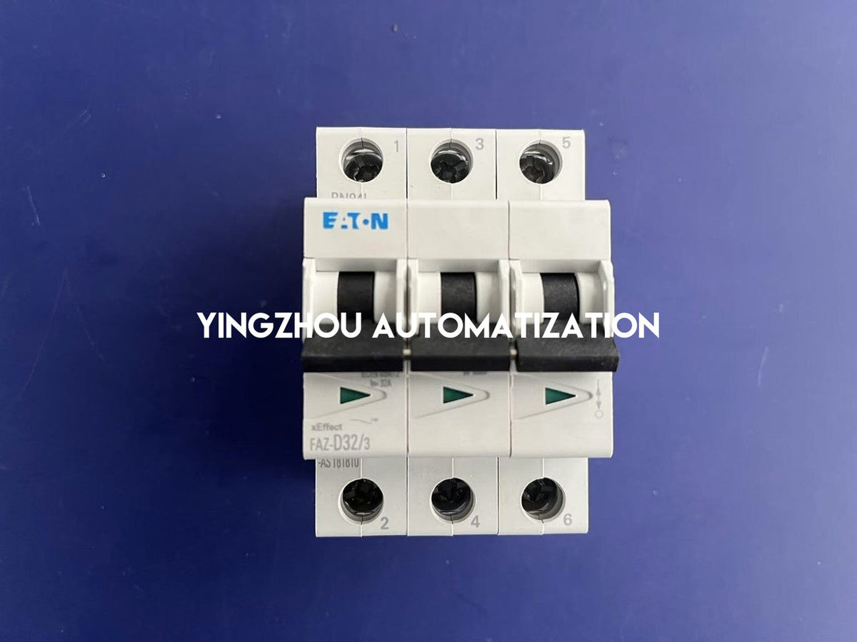 Eaton Moeller FAZ-D32/3 Miniature Circuit Breaker | 3-Pole, 32A, Type D Curve-vezhoo