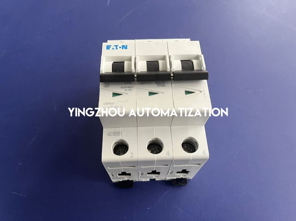 Eaton Moeller FAZ-D40/3 Miniature Circuit Breaker | 3-Pole, 40A, Type D Curve-vezhoo