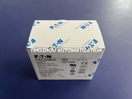 Eaton Moeller FAZ-D40/3 Miniature Circuit Breaker | 3-Pole, 40A, Type D Curve-vezhoo