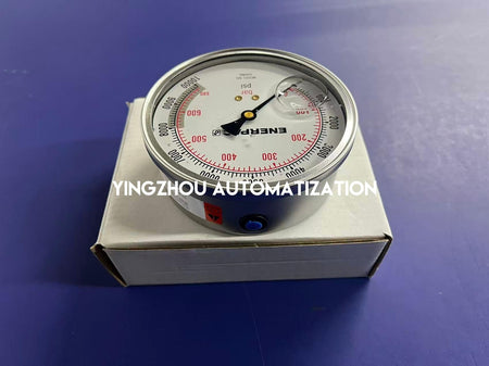 Enerpac G4088L Hydraulic Pressure Gauge | 4" Face | 0-10,000 psi / 0-700 bar | 1/4" NPT-vezhoo