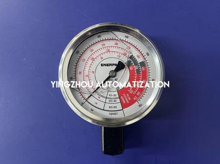 Enerpac GF813B Hydraulic Force & Pressure Gauge | 4" Face, Metric Scale, 10,000 psi-vezhoo