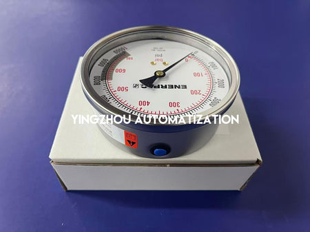 Enerpac GP10S Hydraulic Pressure Gauge | 10,000 psi / 700 bar, 4" Face, 1/2" NPTF-vezhoo