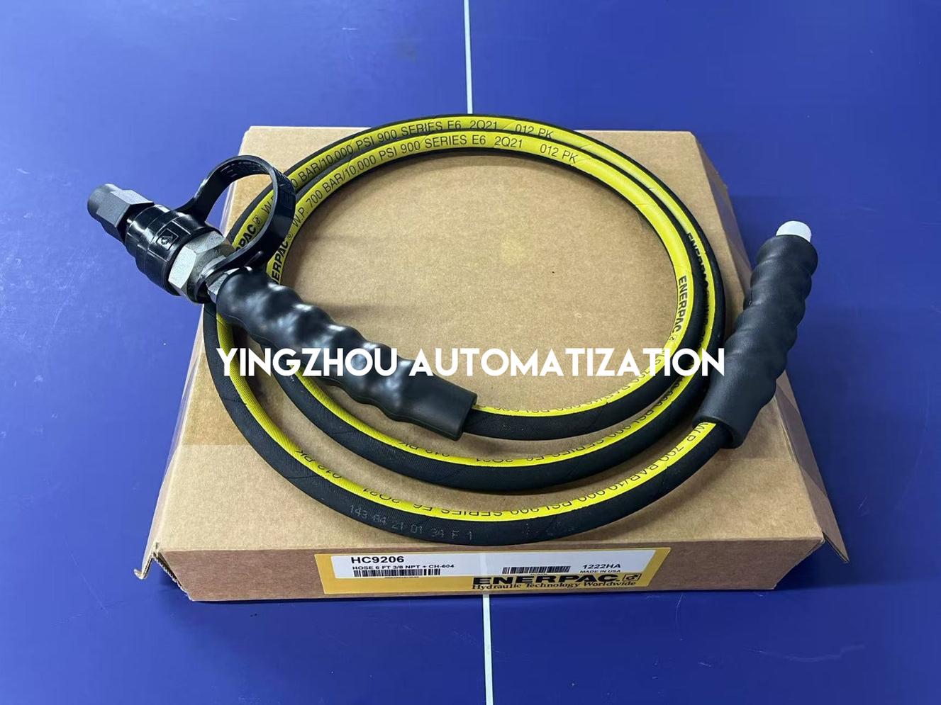 Enerpac HC9206 Heavy-Duty Hydraulic Hose | 6 ft, 10,000 psi, 1/4" ID-vezhoo