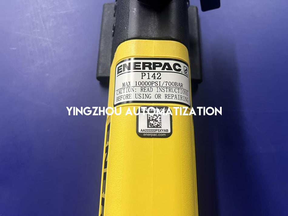 Enerpac P142 Lightweight Hydraulic Hand Pump | 10,000 PSI | Two-Speed | 20 in³ Usable Oil-vezhoo