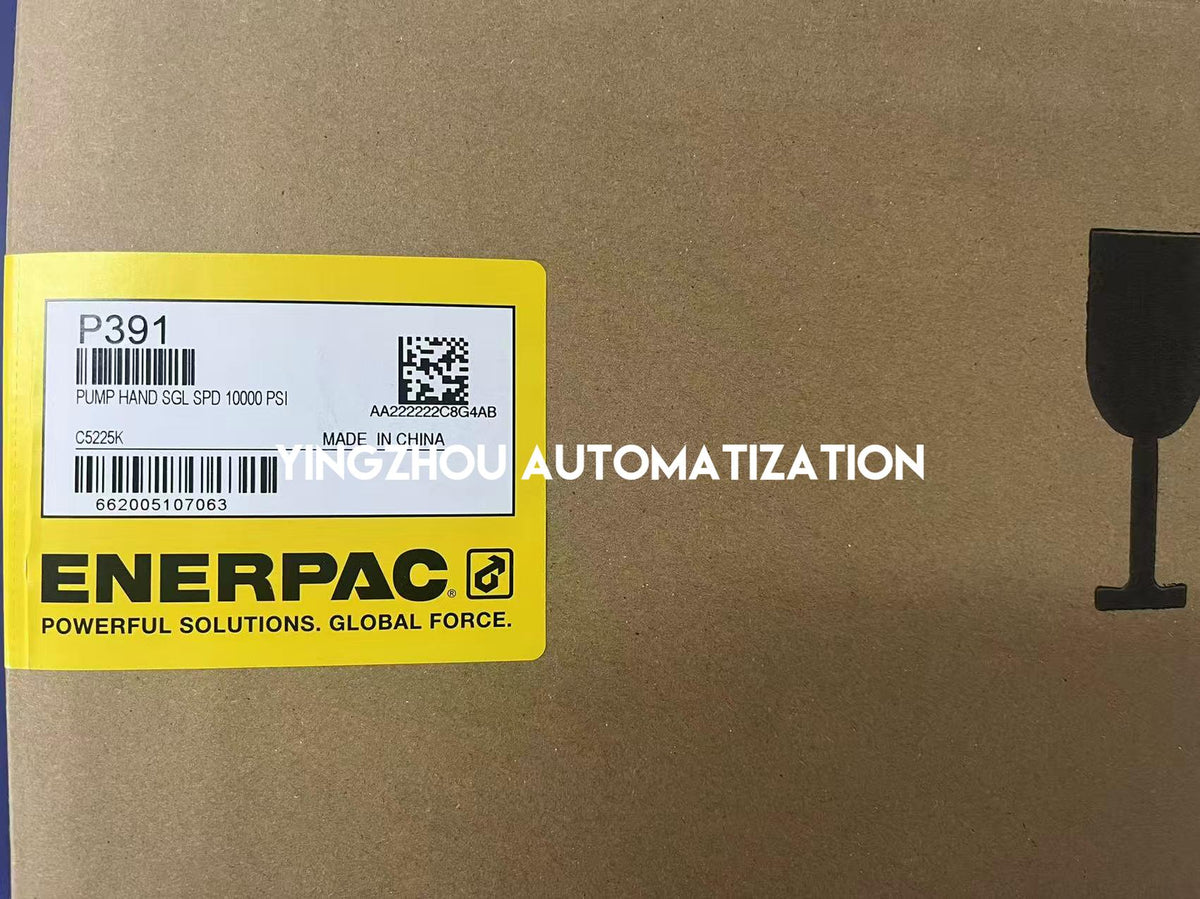 Enerpac P391 Lightweight Hydraulic Hand Pump | Single-Speed, 10,000 psi, 55 in³ Oil Capacity-vezhoo