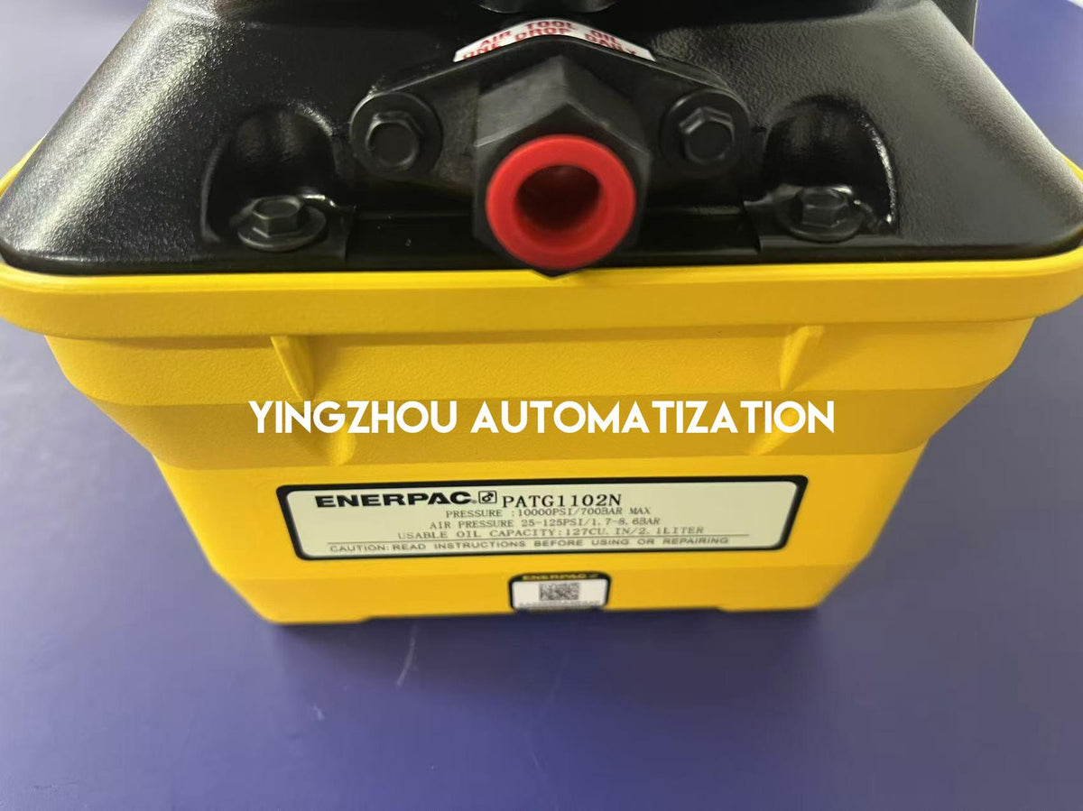Enerpac PATG1102N Turbo II Air Hydraulic Foot Pump | 10,000 psi, 127 in³ Oil-vezhoo