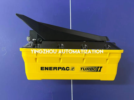 Enerpac PATG1102N Turbo II Air Hydraulic Foot Pump | 10,000 psi, 127 in³ Oil-vezhoo