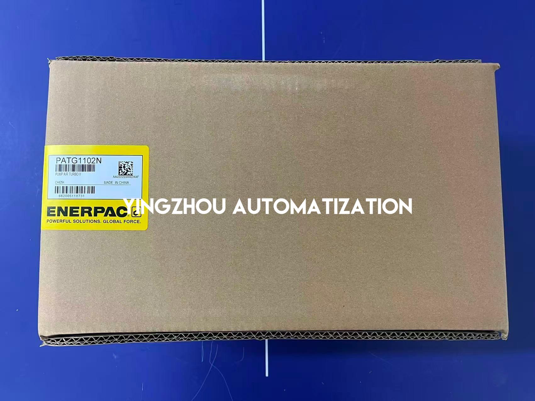 Enerpac PATG1102N Turbo II Air Hydraulic Foot Pump | 10,000 psi, 127 in³ Oil-vezhoo