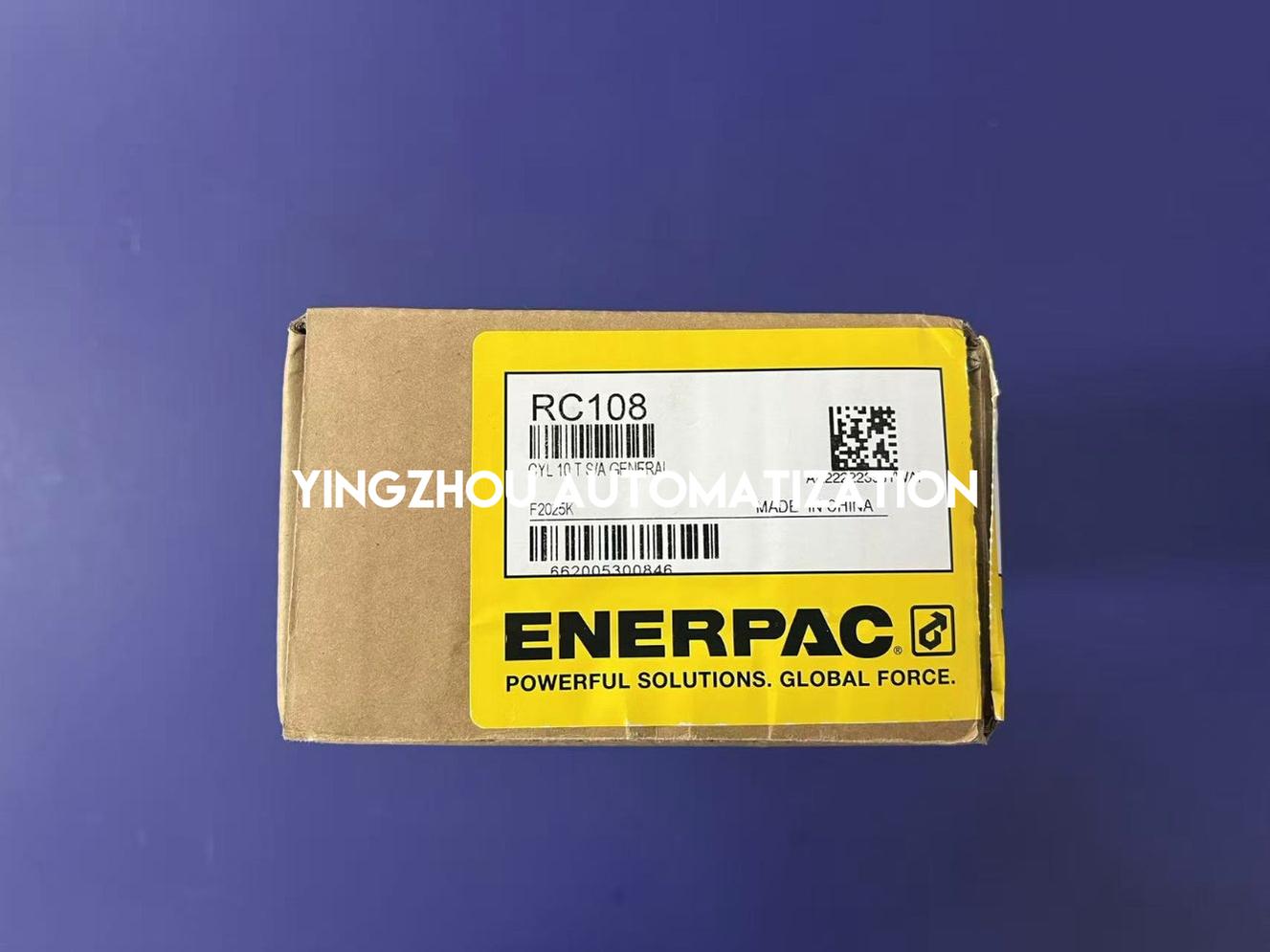 Enerpac RC108 Single-Acting Hydraulic Cylinder | 10 Ton Capacity, 8" Stroke-vezhoo