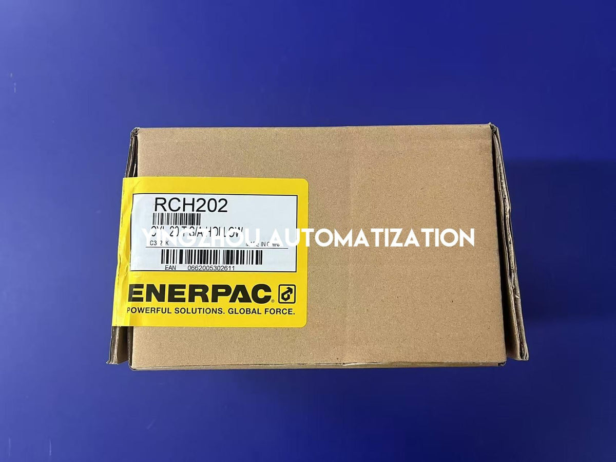 Enerpac RCH202 Single-Acting Hollow Plunger Hydraulic Cylinder | 20 Ton Capacity | 2.01 in Stroke | Brand New Original Genuine-vezhoo
