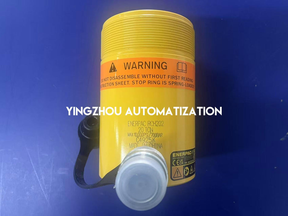 Enerpac RCH202 Single-Acting Hollow Plunger Hydraulic Cylinder | 20 Ton Capacity | 2.01 in Stroke | Brand New Original Genuine-vezhoo