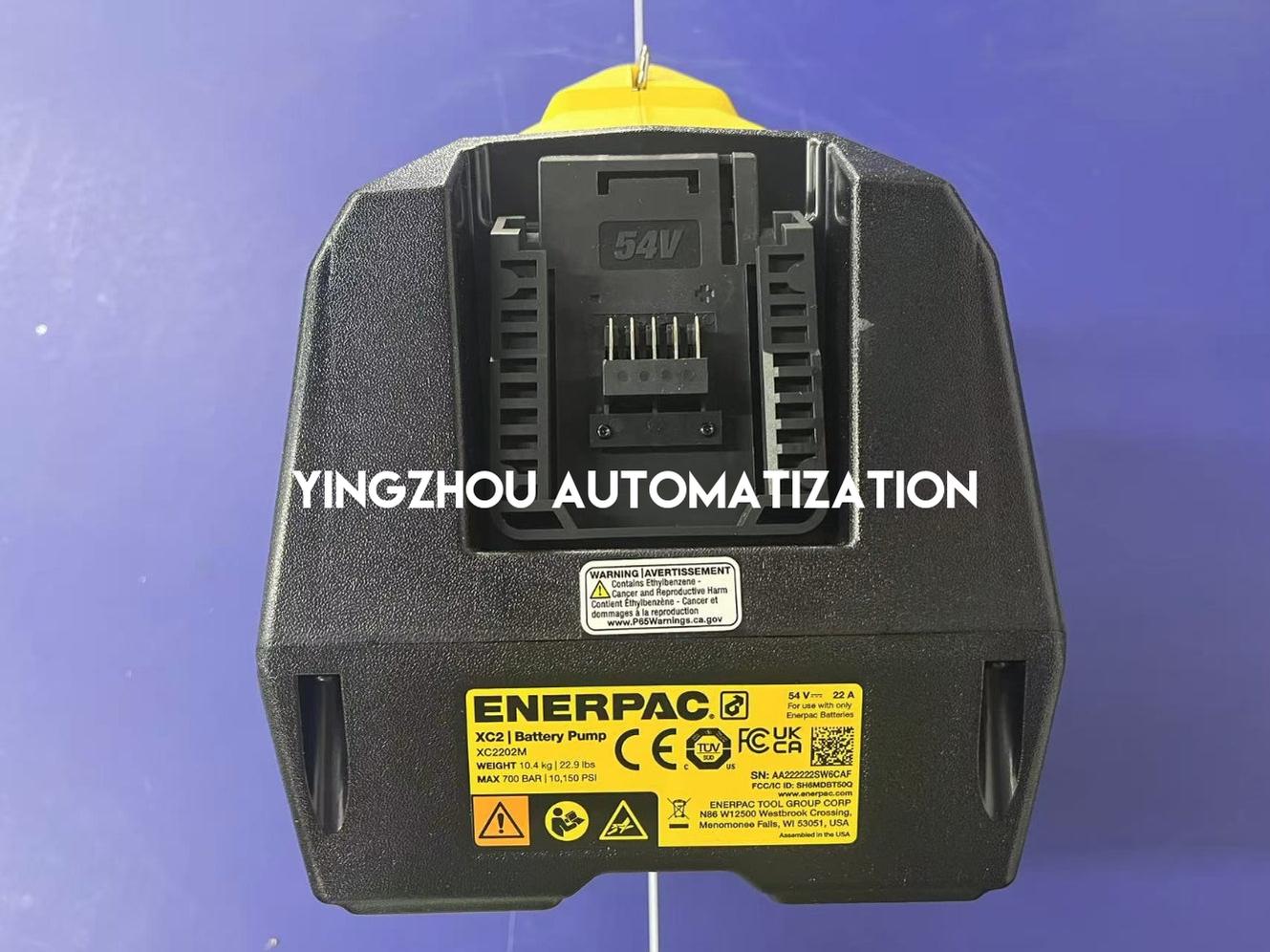 Enerpac XC2202ME Cordless Hydraulic Pump | 120V Charger, 2.0L Reservoir, 10,000 psi-vezhoo