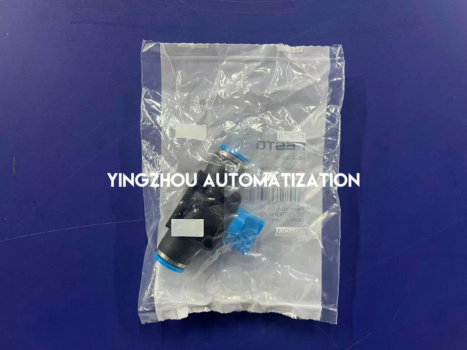 Festo 153469 HE-2-QS-10 Manual Shut-Off Valve | 10mm Push-In | 2/2-Way Bistable-vezhoo