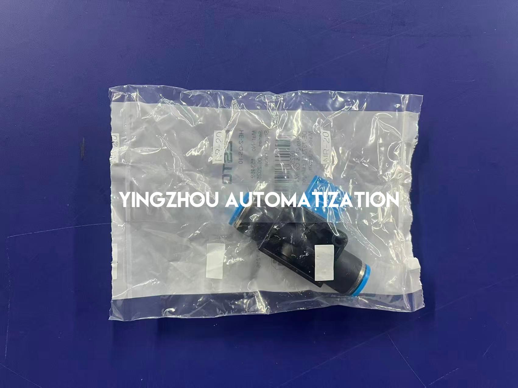 Festo 153469 HE-2-QS-10 Manual Shut-Off Valve | 10mm Push-In | 2/2-Way Bistable-vezhoo