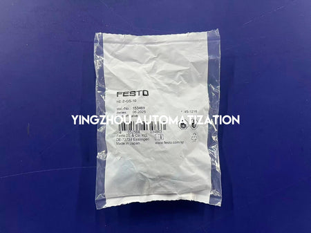 Festo 153469 HE-2-QS-10 Manual Shut-Off Valve | 10mm Push-In | 2/2-Way Bistable-vezhoo