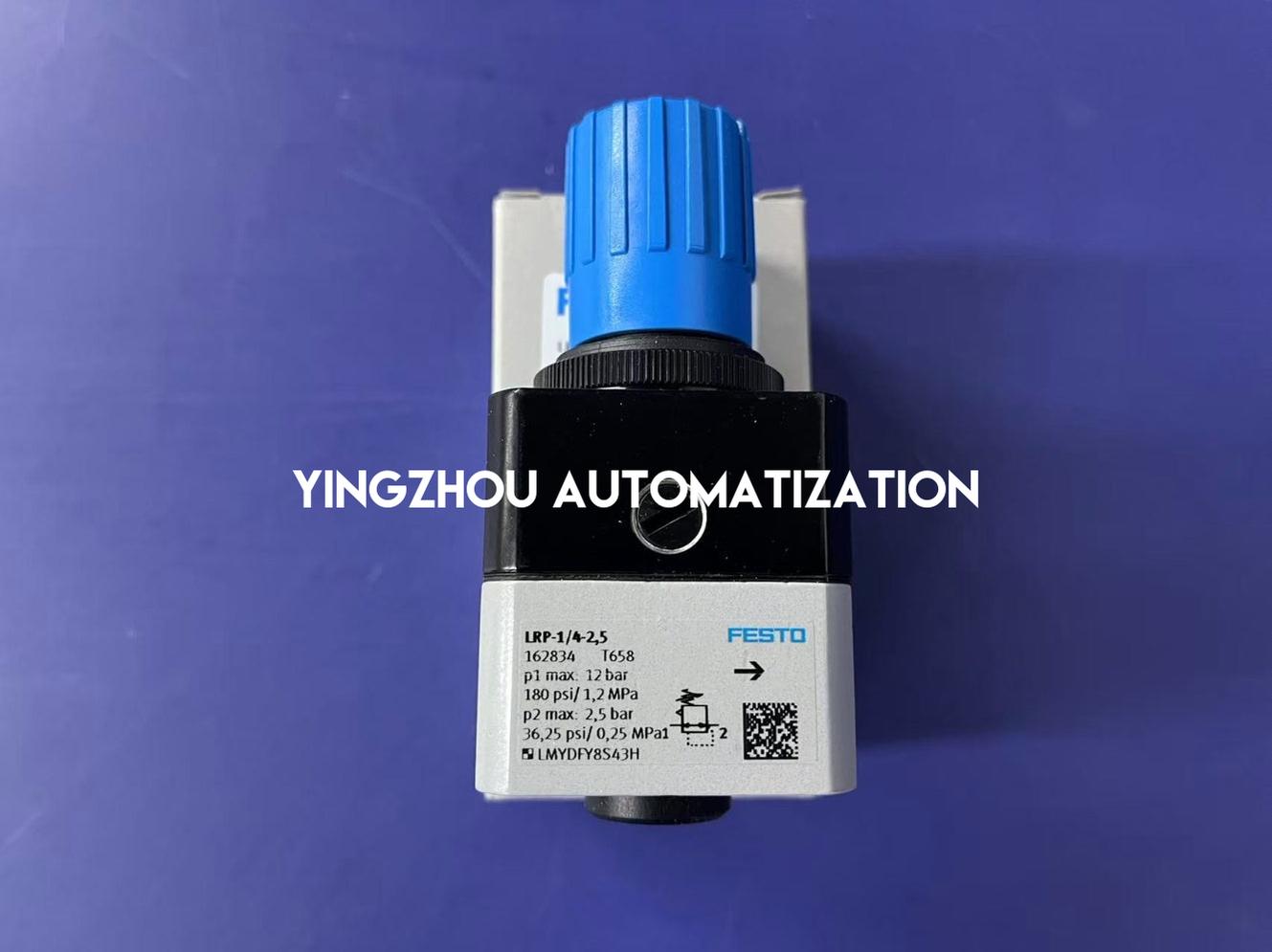 Festo 162834 LRP-1/4-2.5 Precision Pressure Regulator | G1/4" | 0.1–2.5 bar-vezhoo