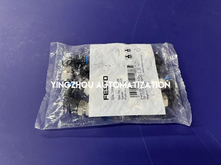Festo 190659 QSL-1/4-4 Push-in Fitting | G1/4" to 4mm Tube | 90° Elbow-vezhoo