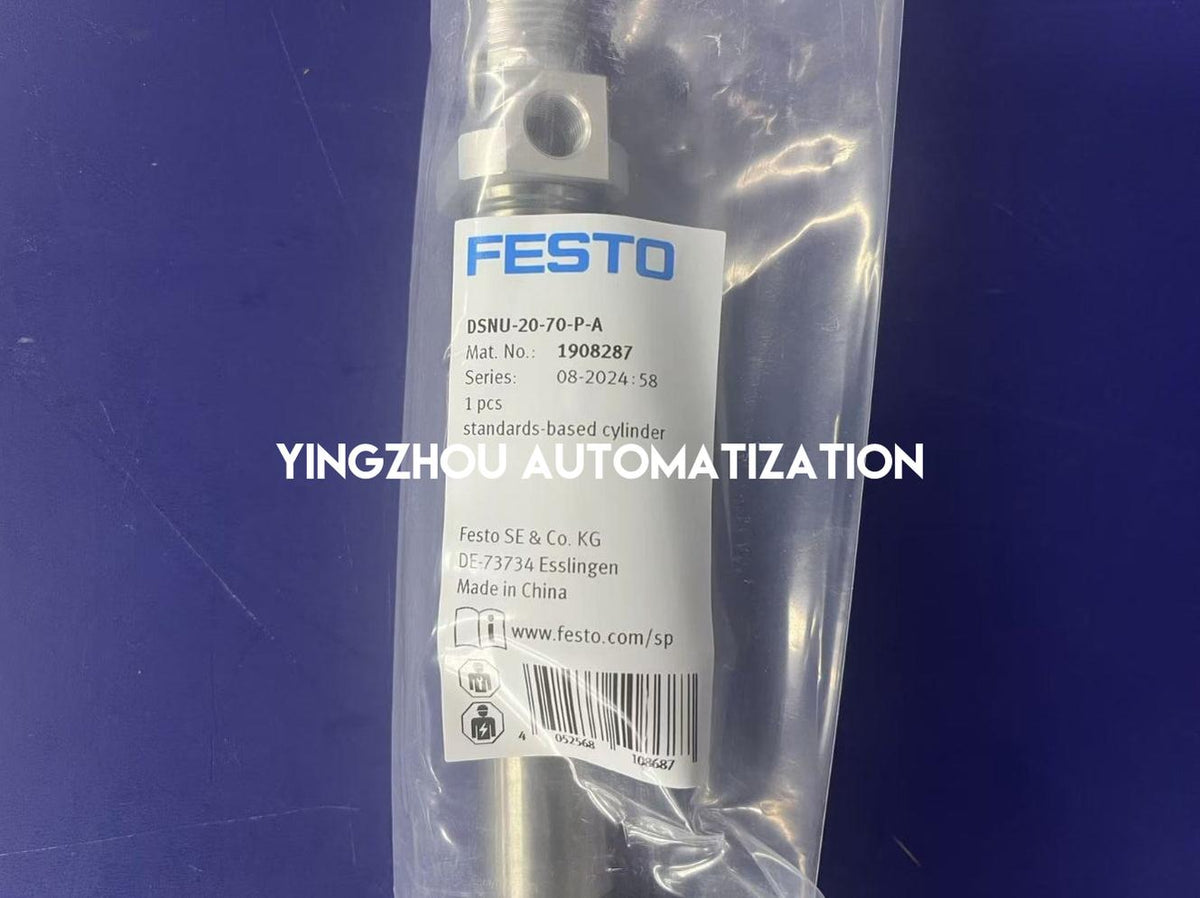 Festo 1908287 DSNU-20-70-P-A Round Cylinder | ISO 6432 | 20mm Bore | 70mm Stroke-vezhoo