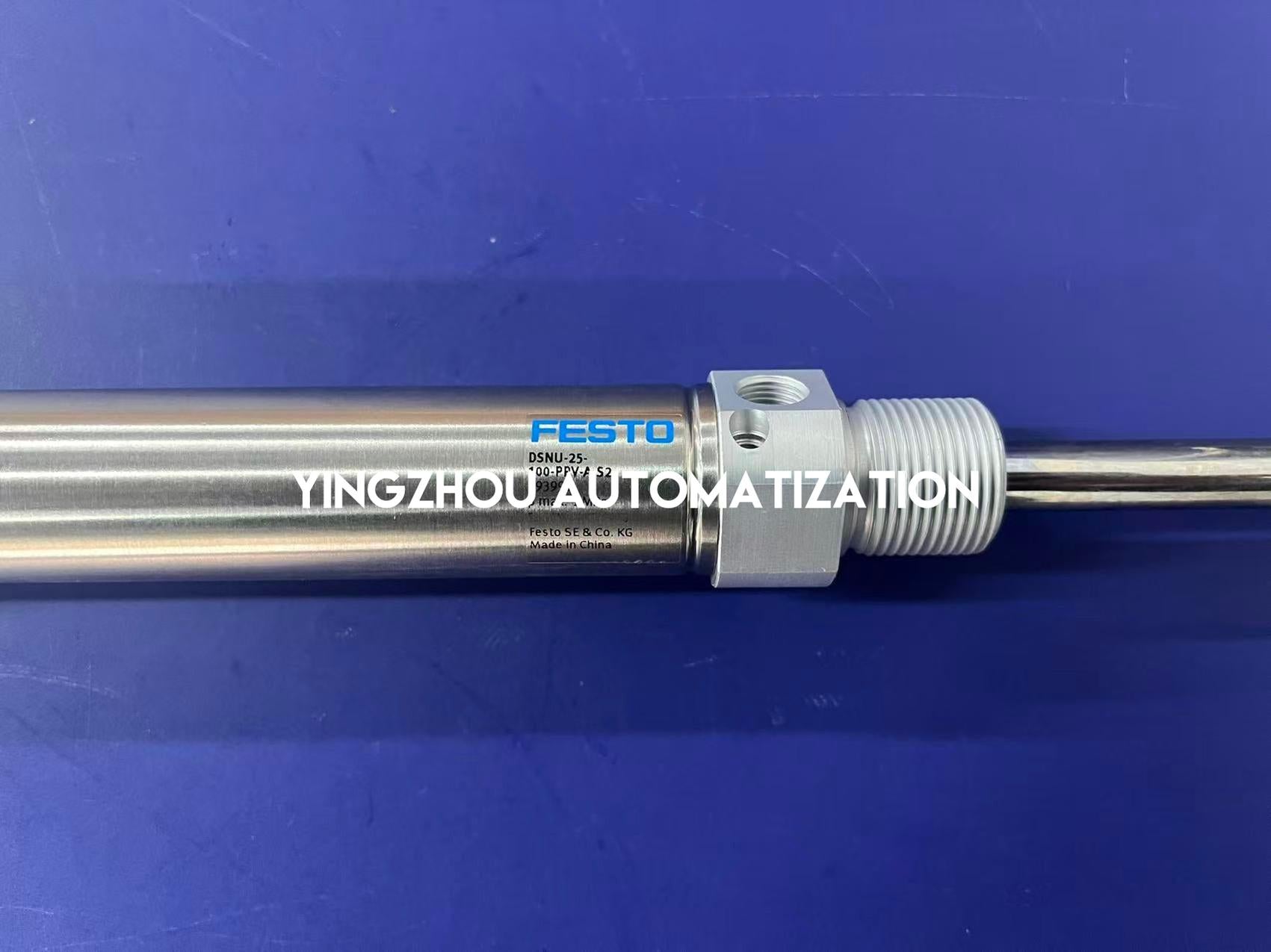 Festo 193991 DSNU-25-100-PPV-A-S2 Round Cylinder | ISO 6432 | 25mm Bore | 100mm Stroke | Reinforced Rod-vezhoo
