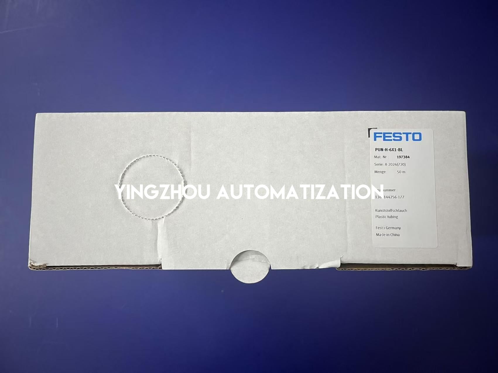 Festo 197384 PUN-H-6x1-BL Pneumatic Tubing | 6mm O.D. | Blue | Hydrolysis Resistant-vezhoo
