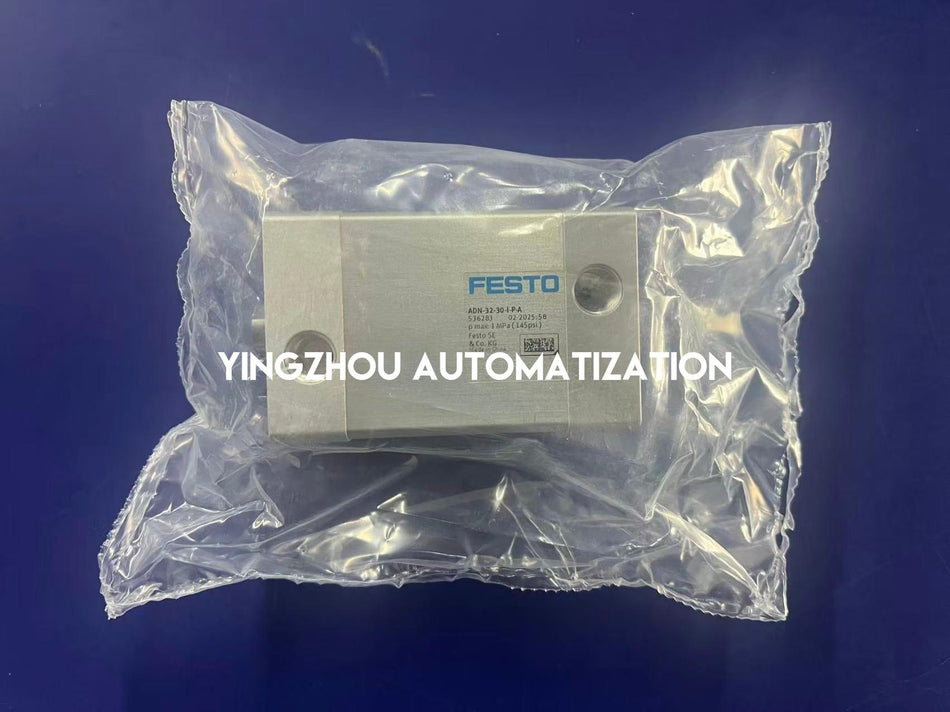 Festo 536283 ADN-32-30-I-P-A Compact Cylinder | 32mm Bore | 30mm Stroke | ISO 21287-vezhoo