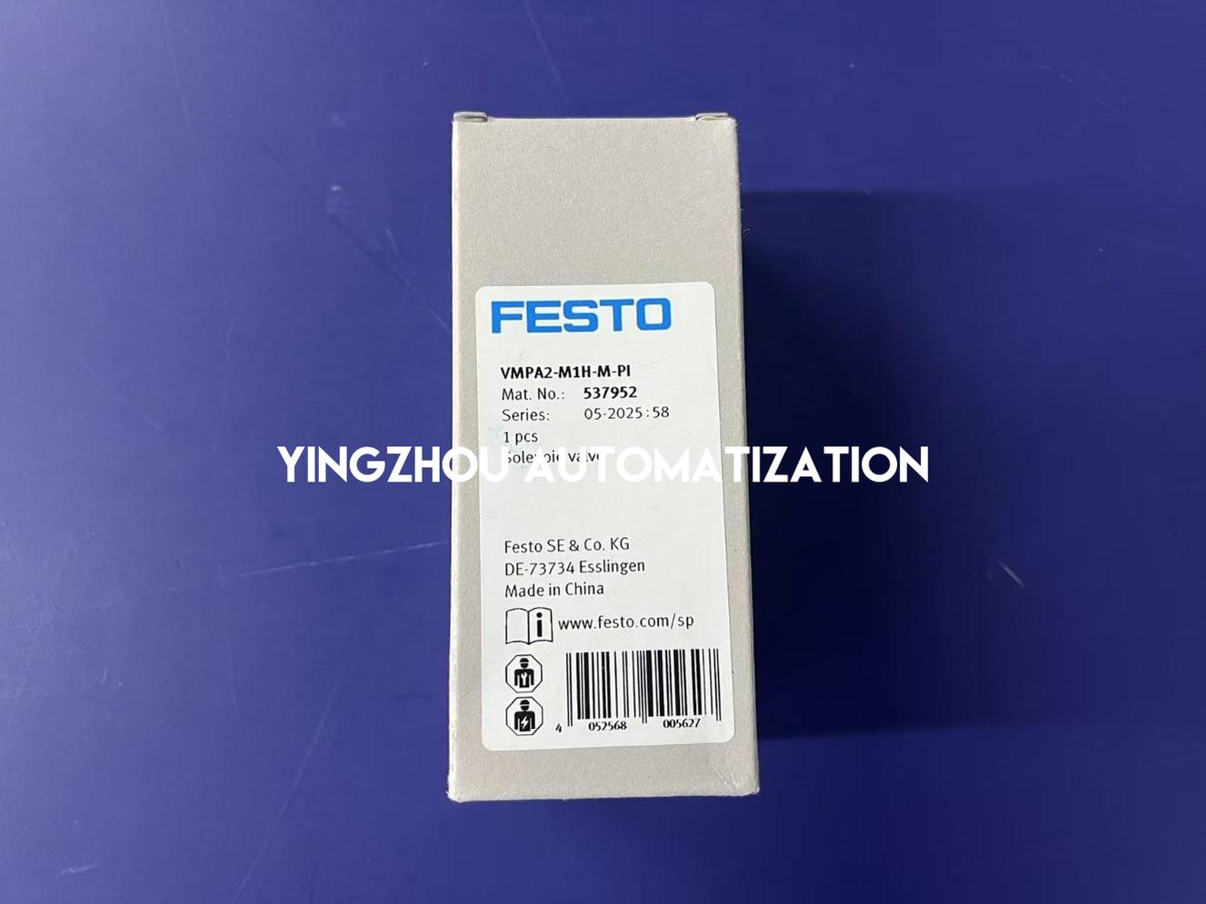 Festo 537952 VMPA2-M1H-M-PI Solenoid Valve | 5/2-Way Monostable | MPA-S Series-vezhoo