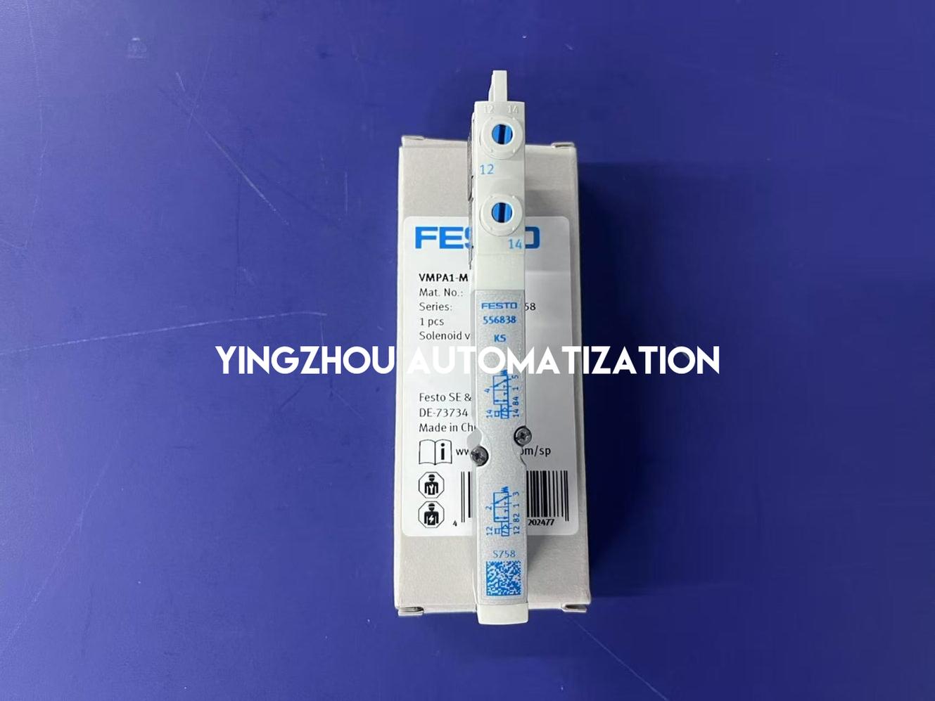 Festo 556838 VMPA1-M1H-KS-PI Solenoid Valve | 3/2-Way NC | 10mm MPA1 Series-vezhoo