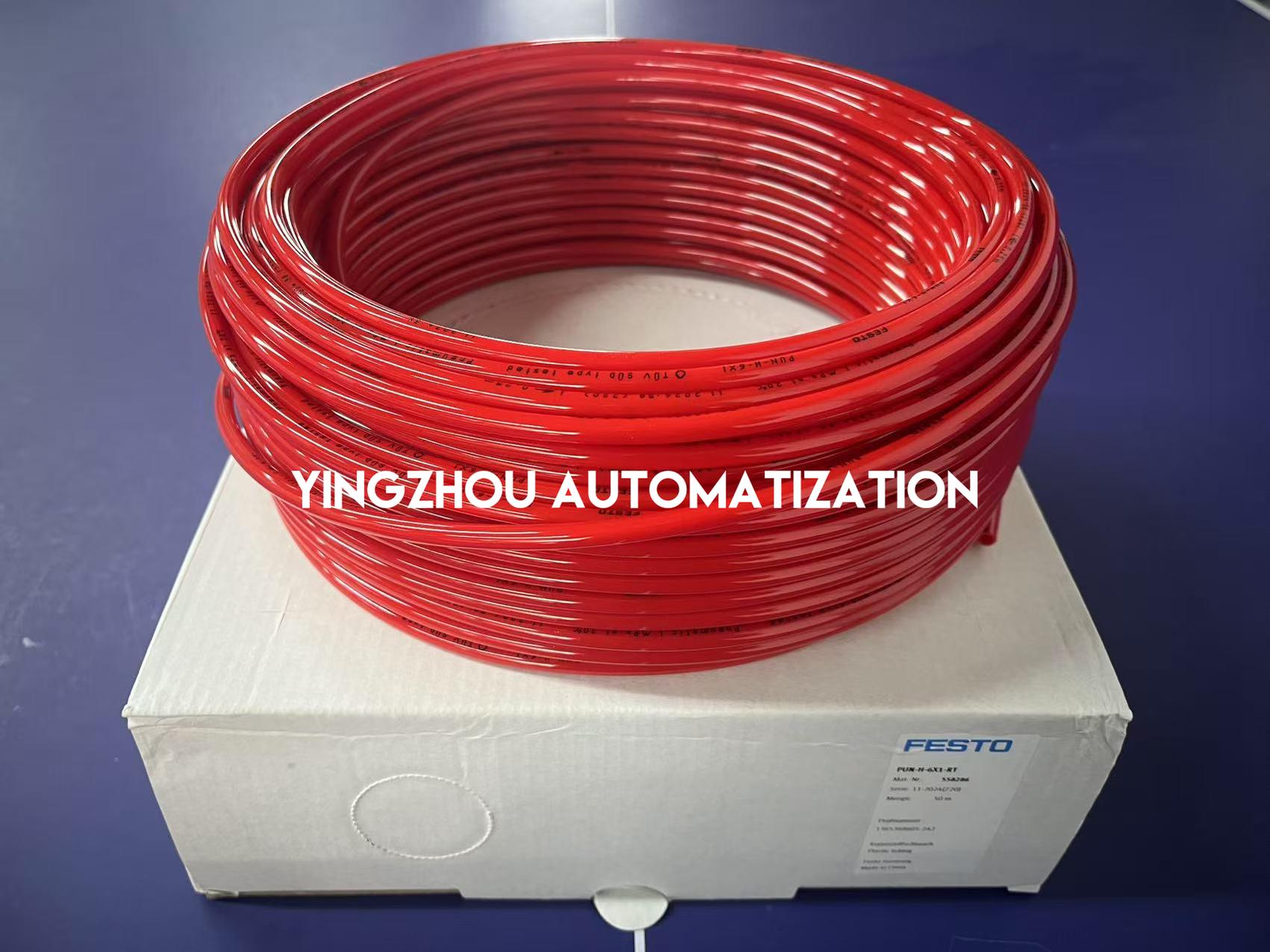 Festo 558286 PUN-H-6x1-RT Pneumatic Tubing | 6mm O.D. | Red | Hydrolysis Resistant-vezhoo