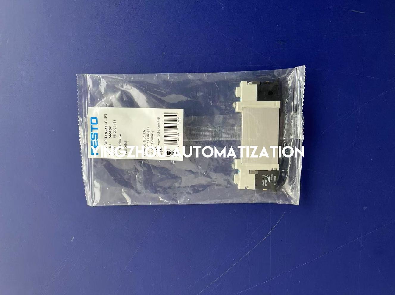 Festo 566487 VUVG-B10-T32C-AZT-F-1P3 Solenoid Valve | 2x 3/2-Way NC | 24V DC | 10mm-vezhoo