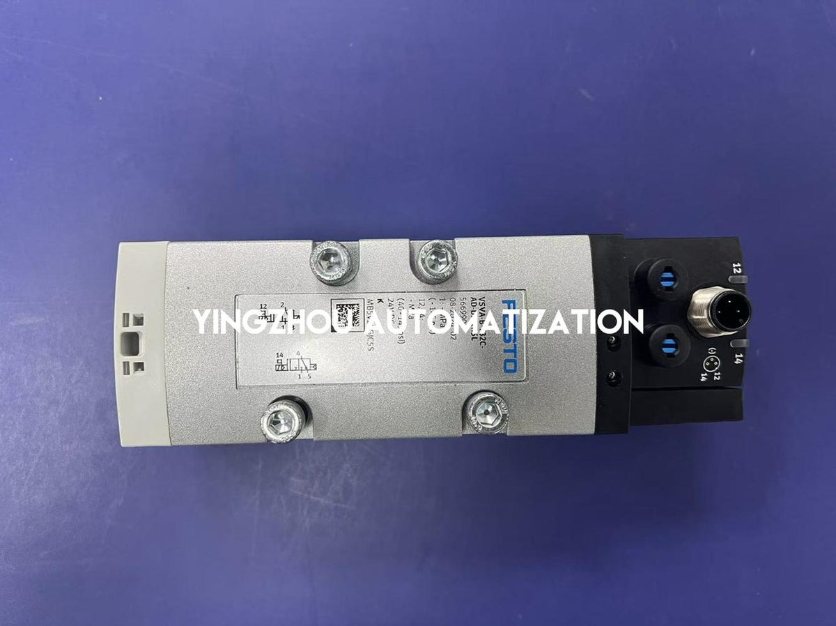 Festo 566990 VSVA-B-T32C-AD-D2-1R5L Solenoid Valve | ISO 15407-1 Size 02 | 2x 3/2-Way NC-vezhoo