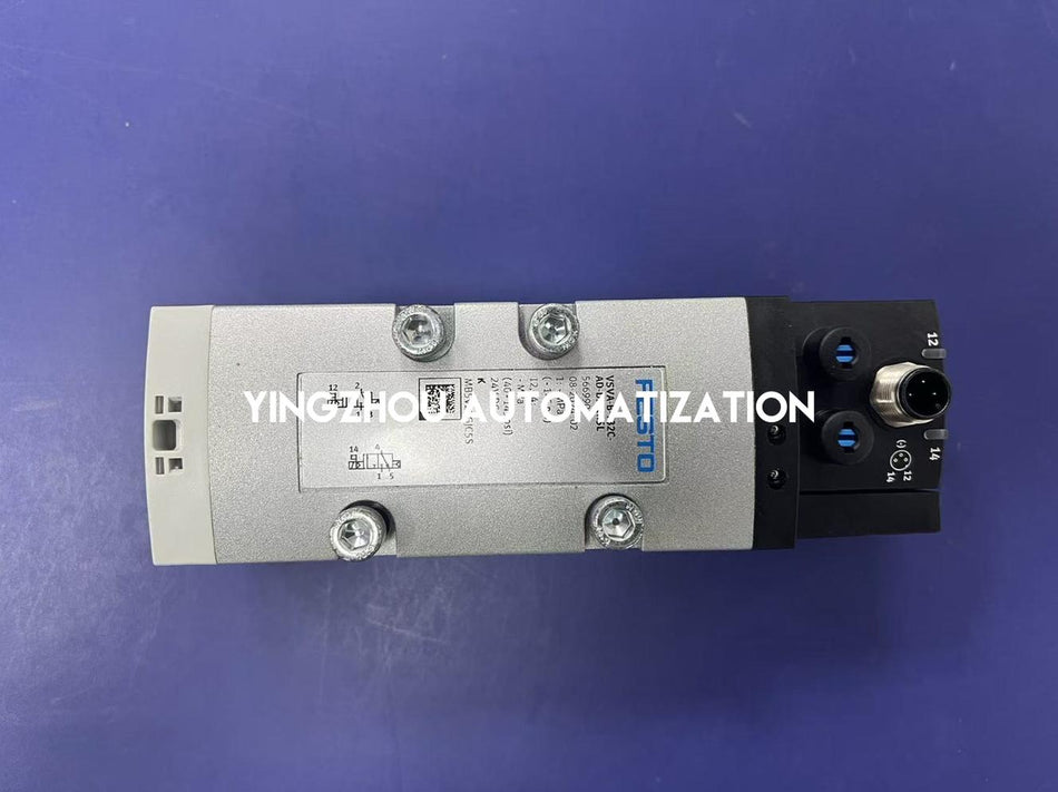Festo 566990 VSVA-B-T32C-AD-D2-1R5L Solenoid Valve | ISO 15407-1 Size 02 | 2x 3/2-Way NC-vezhoo