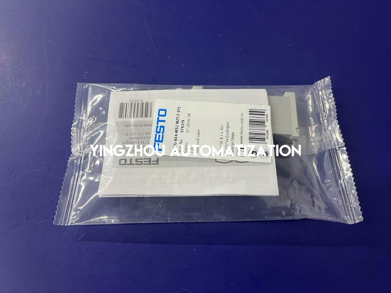 Festo 574379 VUVG-B14-M52-MZT-F-1P3 Solenoid Valve | 5/2-Way Monostable | 14mm | 24V DC-vezhoo
