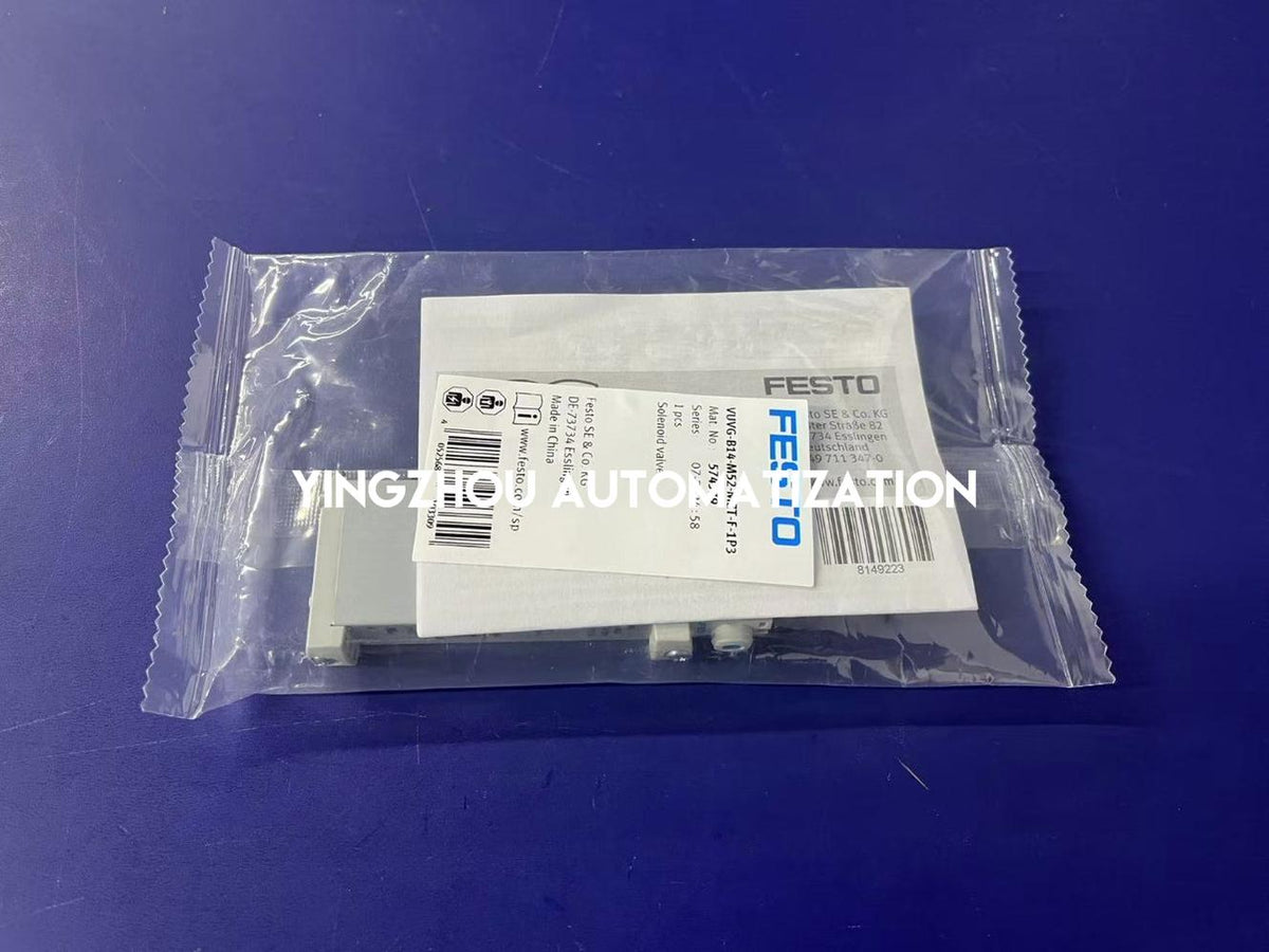 Festo 574379 VUVG-B14-M52-MZT-F-1P3 Solenoid Valve | 5/2-Way Monostable | 14mm | 24V DC-vezhoo